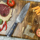 Professional Japanese Santoku Knife Damascus Steel GRILLI 777142
