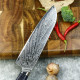 Professional Japanese Santoku Knife Damascus Steel GRILLI 777142