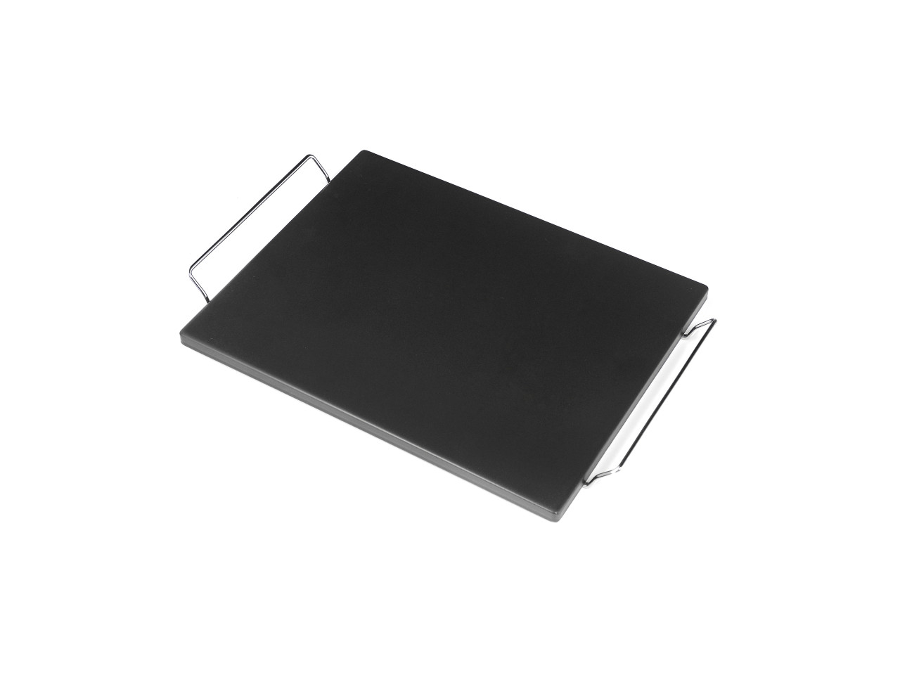Rectangular сeramic pizza stone 38x30 with handles GRILLI 300380