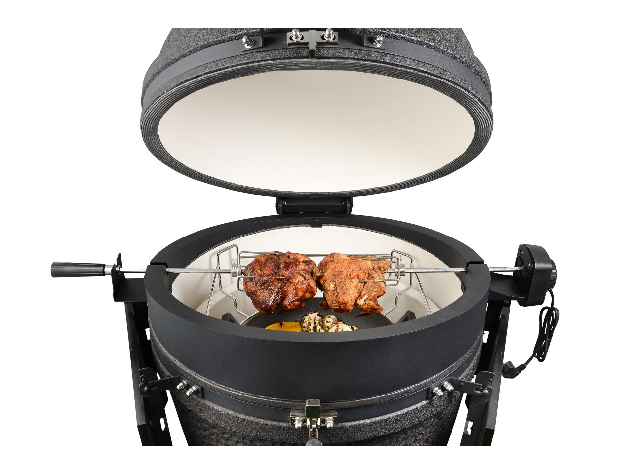 Roztoč pro keramický gril na dřevěné uhlí Kamado 5v1 XL GRILLI 777213