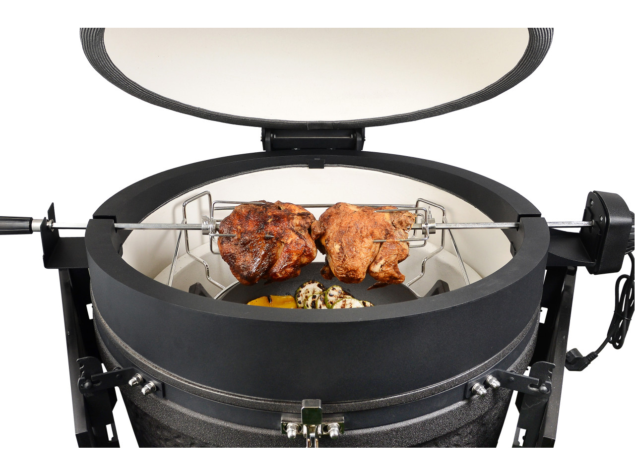 Roztoč pro keramický gril na dřevěné uhlí Kamado 5v1 XL GRILLI 777213