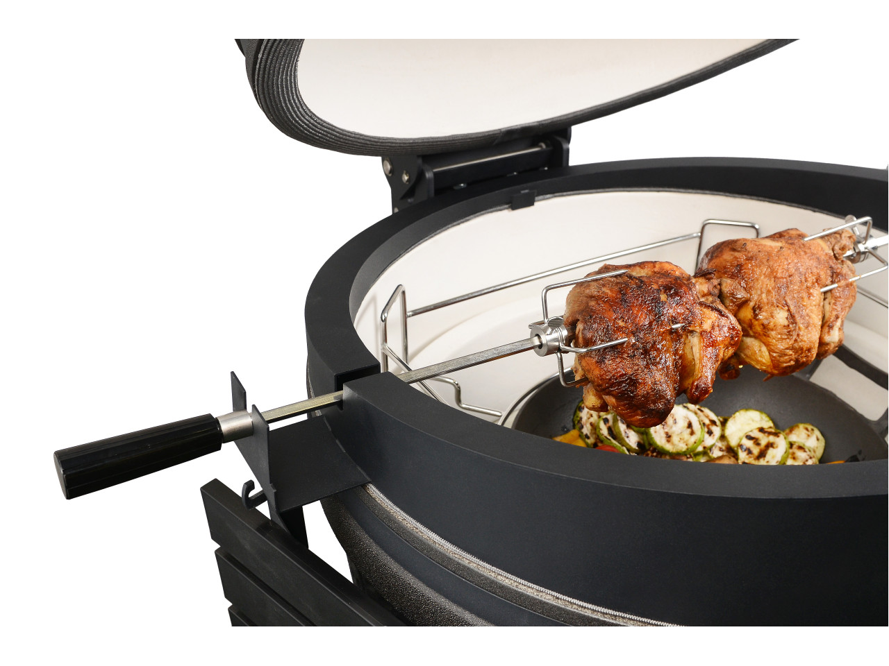 Roztoč pro keramický gril na dřevěné uhlí Kamado 5v1 XL GRILLI 777213