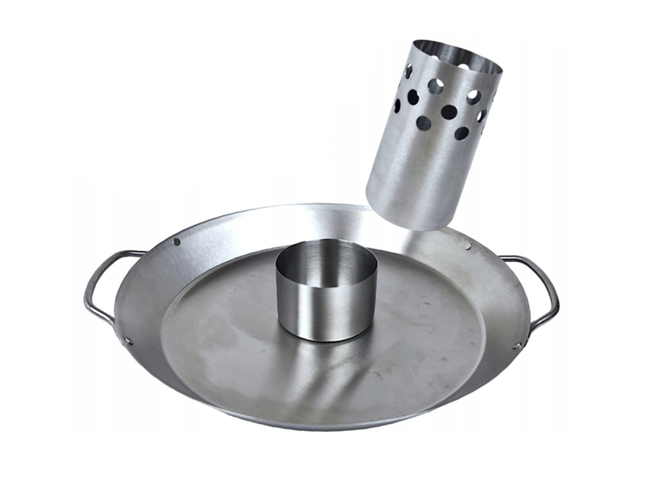 Stainless Steel Chicken Rack with Tray GRILLI 777300
