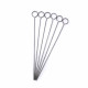 Set of 6 stainless steel skewers GRILLI 777303