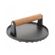 "Cast iron meat press with wooden handle 20 cm GRILLI 777185" in PL would be "Żeliwna prasa do mięsa z drewnianą rączką 20 cm GRILLI 777185".