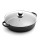 Cast iron frying pan with metal lid Ø30 cm GRILLI 777192