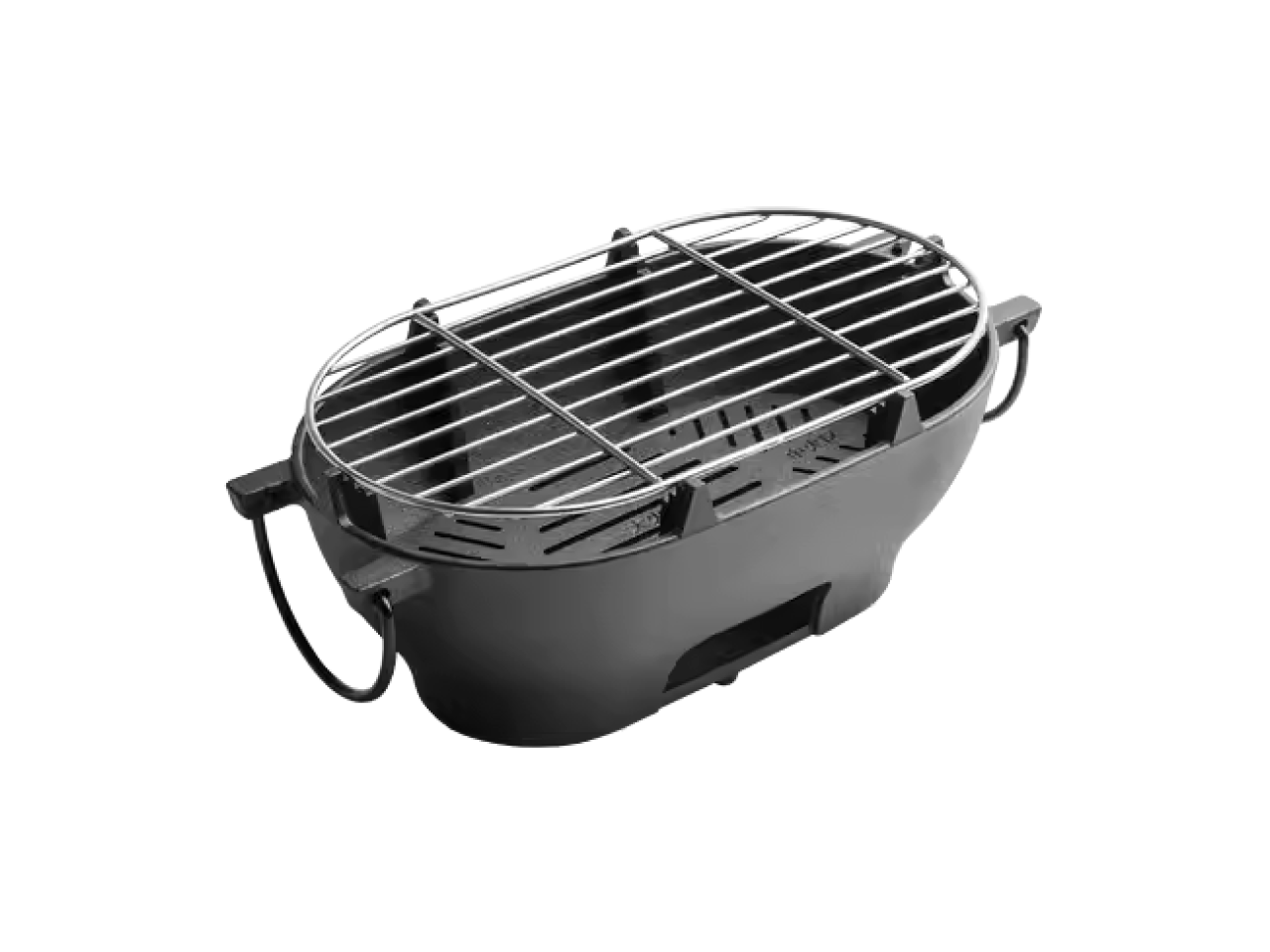 Cast iron grilling pot with Hibachi style grate GRILLI 777222