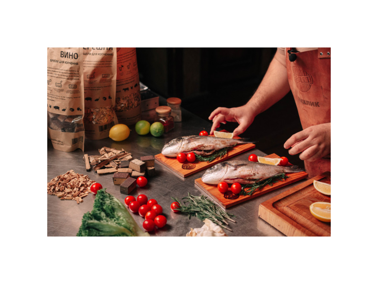 Alder barbecue boards 300*150*8 GRILLI 775777