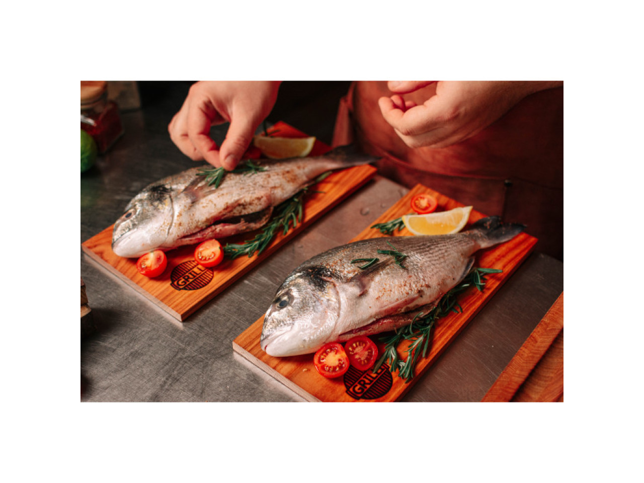 Alder barbecue boards 300*150*8 GRILLI 775777