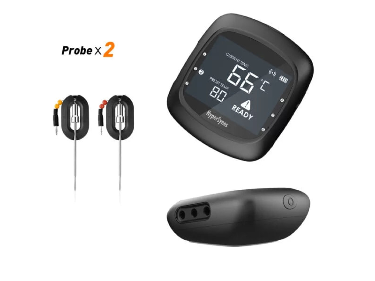 Bluetooth Remote Thermometer Pro5 for grill 2 probes GRILLI 777432