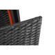 Ogrzewacz Tarasowy Gazowy Piramida Premium Czarny Rattanowy GRILLI 777418