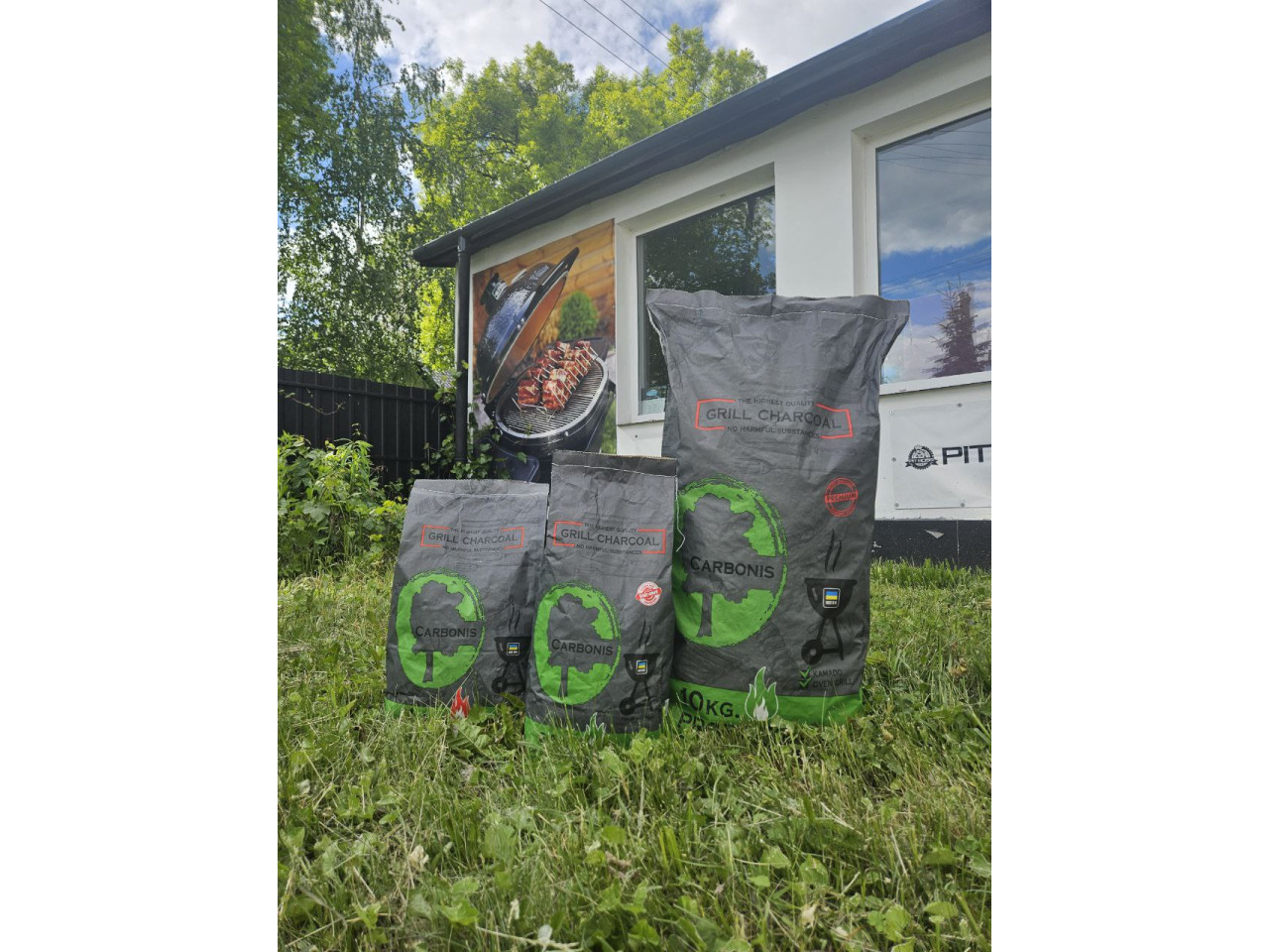 Węgiel drzewny Premium 100% naturalny GRILLI 4kg 777486