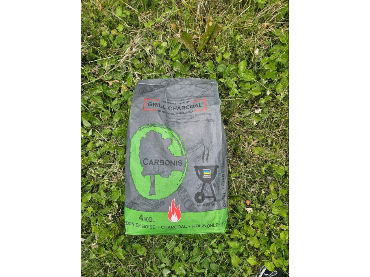 Węgiel drzewny Premium 100% naturalny GRILLI 4kg 777486
