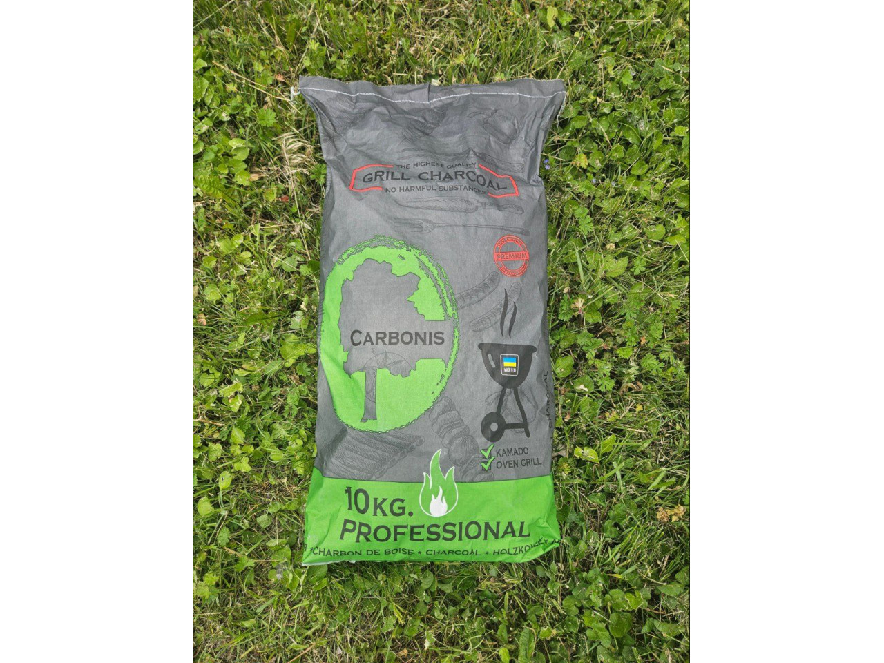 Węgiel drzewny Premium 100% naturalny GRILLI 10kg 777487